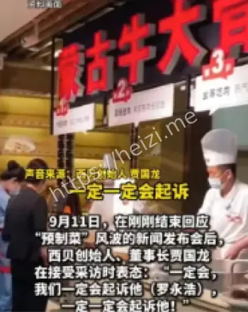 罗永浩悬赏预制菜线索